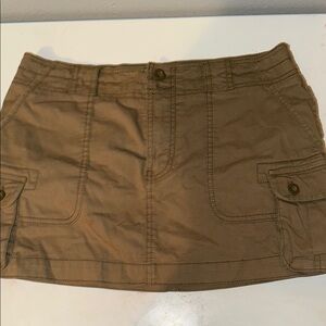 Abercrombie & Fitch Tan Mini Skirt